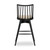 Four Hands Lewis Swivel Bar Stool with Cushion - Black Oak - Lavon Flint