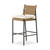 Four Hands Miller Outdoor Woven Bar Stool - Faux Dark Hyacinth