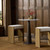 Four Hands Nash Counter Stool - Crypton Nomad Snow