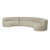 Four Hands Opal Outdoor 3 Pc Sectional - Hayes Smoke