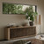 Four Hands Redondo Media Console - Burnt Bleached Oak Resawn