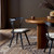 Four Hands Ripley Dining Chair with Cushion - Black Oak - Antwerp Natural