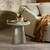 Four Hands Rosso Outdoor End Table - Weathered Natural Concrete
