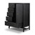 Four Hands Sullivan Chest - Brushed Black Acacia Solid