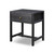 Four Hands Sullivan Small Nightstand - Brushed Black Acacia Solid