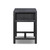 Four Hands Sullivan Small Nightstand - Brushed Black Acacia Solid