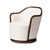 Four Hands Tibby Swivel Chair - Laughlin Bone