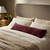 Four Hands Trenton Pillow - Nubuck Burgundy - 12"x48"