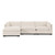Four Hands Westwood 3 PC Sectional - 111'' - Crypton Nomad Snow