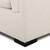 Four Hands Westwood 3PC Sectional w/ Ottoman - Crypton Nomad Snow