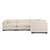 Four Hands Westwood 5 PC Sectional - Crypton Nomad Snow