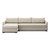Four Hands Wickham 2PC LAF Sec w/ Storage Chaise - Savoy Coffee