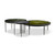 Four Hands Yoko Nesting Set of 3 - Moss Cast Glass