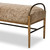 Amber Lewis x Four Hands Demi Accent Bench 60" - Taupe Shearling
