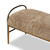 Amber Lewis x Four Hands Demi Accent Bench 60" - Taupe Shearling