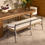 Amber Lewis x Four Hands Mae Outdoor Dining Bench - Liller Flax