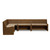 Amber Lewis x Four Hands Senna Dining Banquette L Shape 121" - Rodin Sand