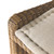 Amber Lewis x Four Hands Senna LAF Woven Dining Bench 49" - Broadway Dune