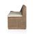 Amber Lewis x Four Hands Senna LAF Woven Dining Bench 72" - Broadway Dune