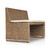 Amber Lewis x Four Hands Senna Woven Dining Chair and a Half - Broadway Dune