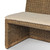 Amber Lewis x Four Hands Senna Woven Dining Chair and a Half - Broadway Dune