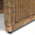 Amber Lewis x Four Hands Senna Woven Dining Chair and a Half - Broadway Dune