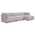 Bernhardt Parker 3 Piece Right Facing Fabric Sectional