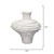Jamie Young Ruffle Ceramic Decorative Vase