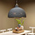 Jamie Young Big Sur 1-Light Beaded Chandelier - Slate Blue