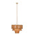 Jamie Young Dimension 1-Light Iron and Cotton Chandelier