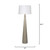 Jamie Young Alps Steel Floor Lamp - Warm Grey