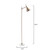 Jamie Young Kennedy Iron Floor Lamp - Brass