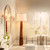 Jamie Young Robertson Hide Floor Lamp - Saddle Brown
