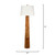 Jamie Young Robertson Hide Floor Lamp - Saddle Brown