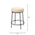 Jamie Young Asteria Iron Counter Stool - Black