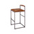Jamie Young Bradbury Leather Bar Stool - Saddle