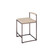 Jamie Young Bradbury Leather Counter Stool - Cream