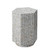 Jamie Young Brando Mother of Pearl Textured Hexagon Side Table