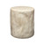 Jamie Young Cedar Side Table - Marbled Cream