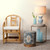 Jamie Young Chester Faux Shagreen Round Side Table - Ivory