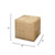 Jamie Young Cream Hide Ottoman - Small