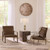 Jamie Young Hemingway Leather Accent Chair - Truffle