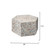 Jamie Young Hepburn Mother of Pearl Hexagon Coffee Table