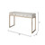 Jamie Young Kain Faux Shagreen Console - Cream