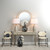 Jamie Young Kain Faux Shagreen Console - Cream