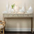 Jamie Young Kain Faux Shagreen Console - Cream