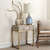 Jamie Young Kain Faux Shagreen Side Table - Cream