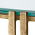 Jamie Young Metrical Iron Console Table - Antique Brass