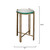 Jamie Young Metrical Iron Side Table - Antique Brass