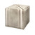 Jamie Young Nantucket Ottoman - Grey Hide